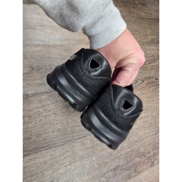 Skechers Go Walk 3 Solid Black Shoes Purple White Slip On Comfort Walking NEW 9 - Picture 5 of 9